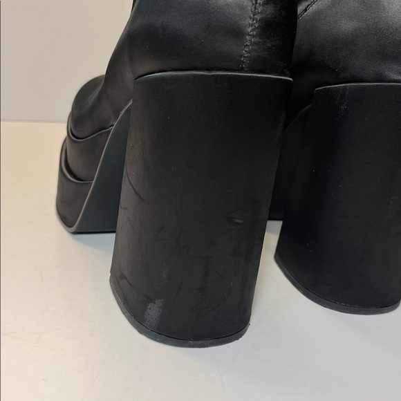 Steve Madden Cypress Platform Knee High Boots, black, size 11 - Picture 8 of 15